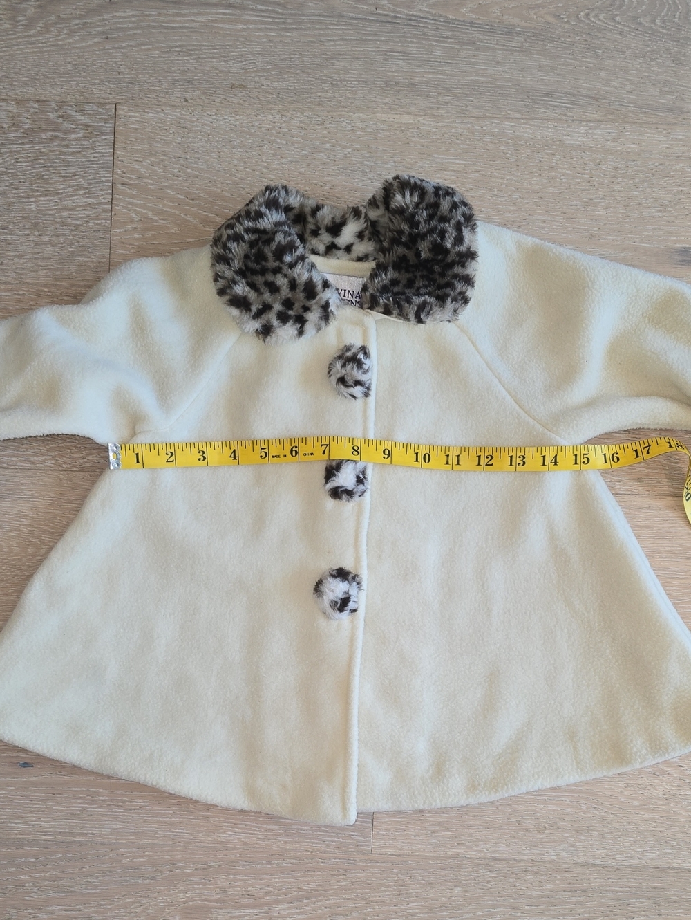 Davina Designs - Boston Faux-Fur Trim Girls' Coat - Leopard Accent - Picture 14 of 17
